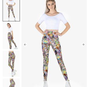 INTERDIMENSIONAL CABLE HWMF LEGGINGS - LIMITED - Size M - Blackmilk